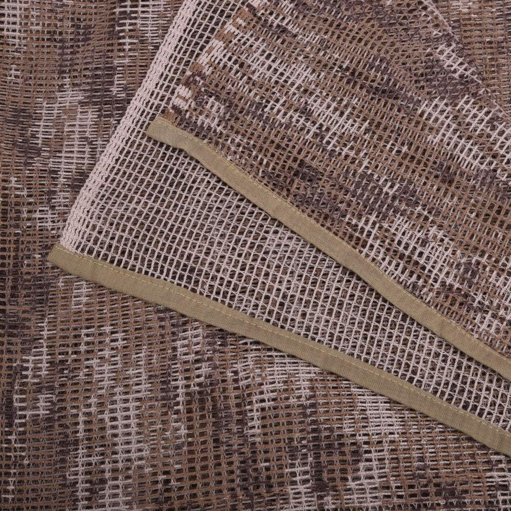 Tongcamo Camouflage Netting, Tactical Mesh Net Camo Scarf for Wargame, Sports & Other Outdoor Activities - Image 4