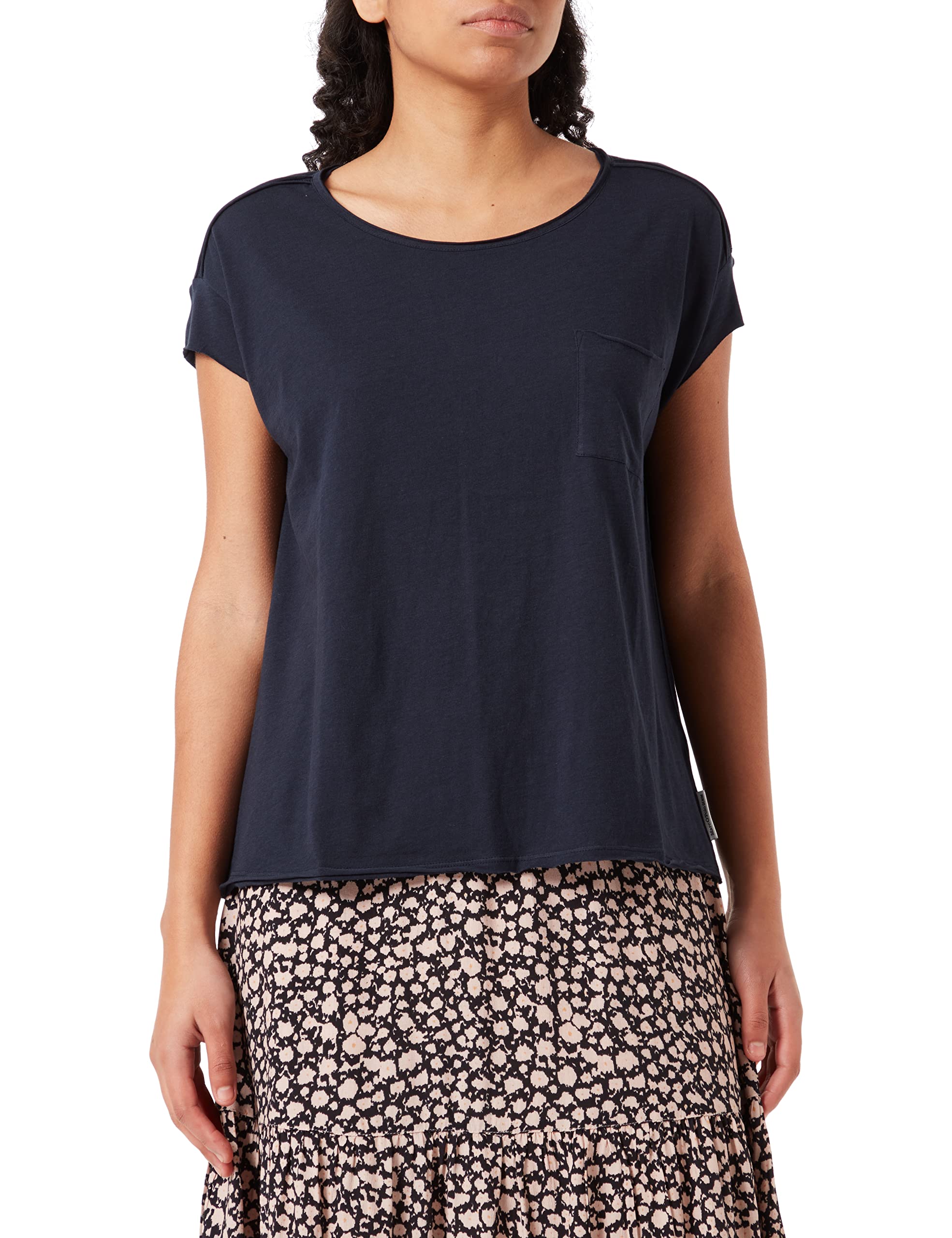 Marc O'Polo Denim Damen T-Shirt aus Bio-Baumwolle Relaxed Fit