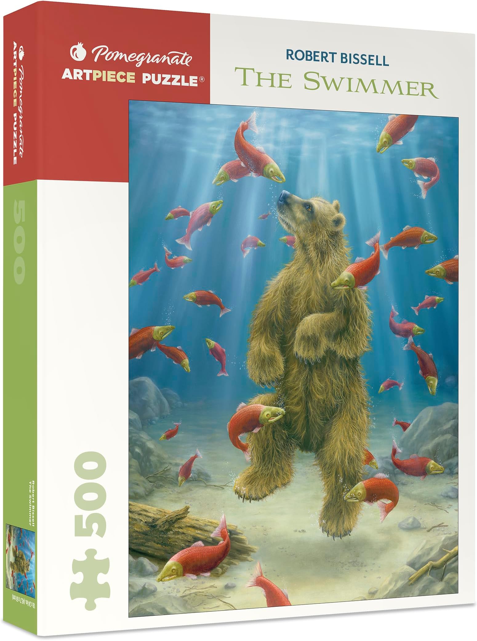 Robert Bissell - the Swimmer: 500 Piece Puzzle (Pomegranate Artpiece Puzzle)