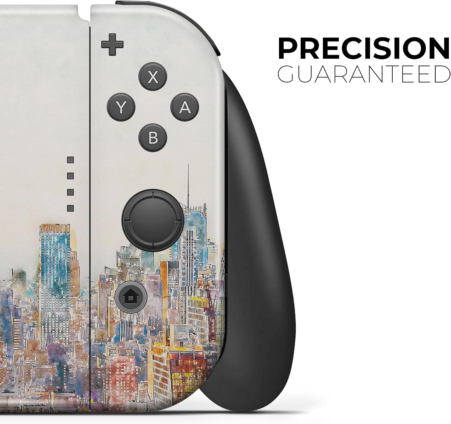 Design Skinz - Compatible with Nintendo Switch OLED Dock Only - Skin Decal Protective Scratch-Resistant Removable Vinyl Wrap Cover - Watercolor New York City Skyline image 3