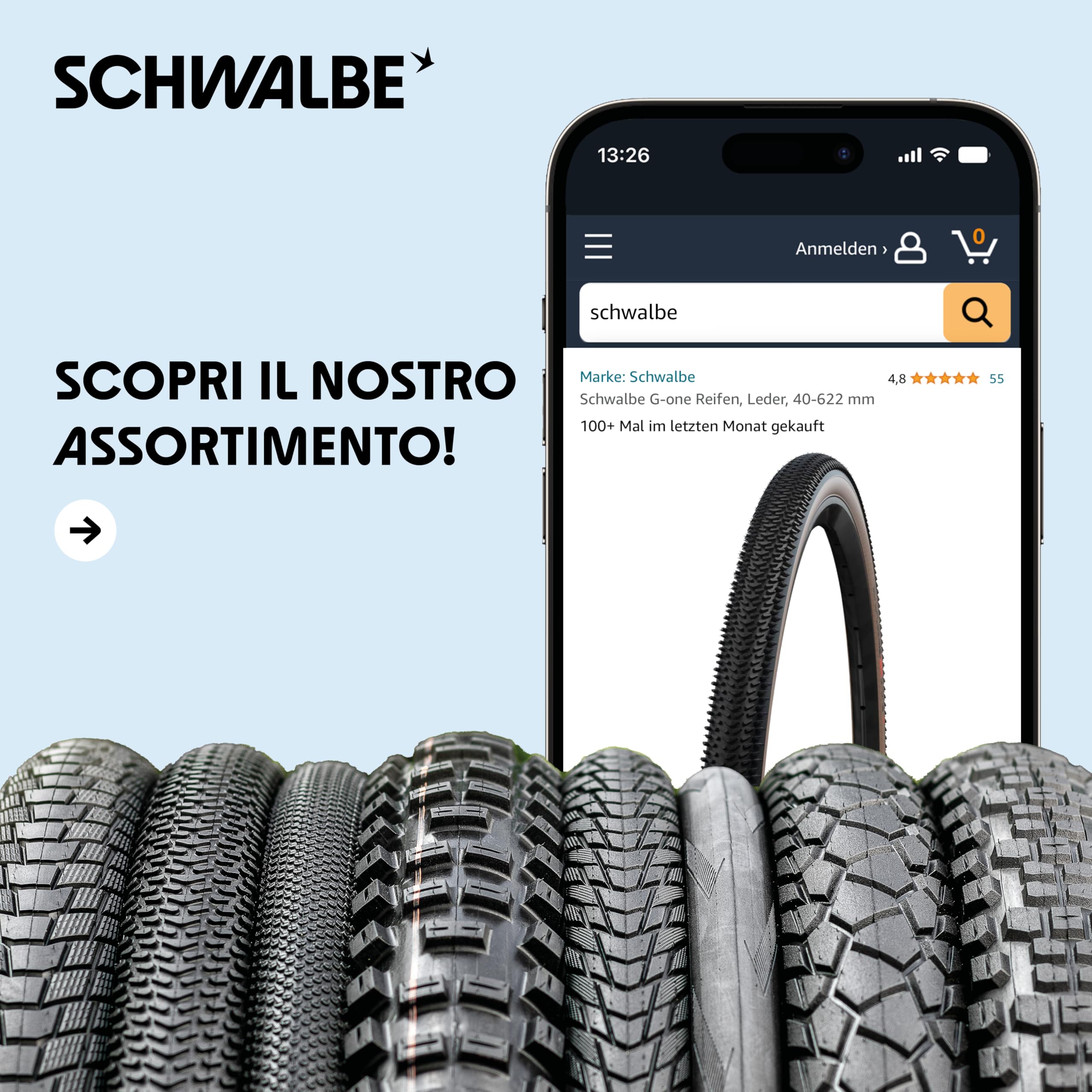 Schwalbe Clik Valve Conversion Set – Kit di conversione per valvole pneumatici