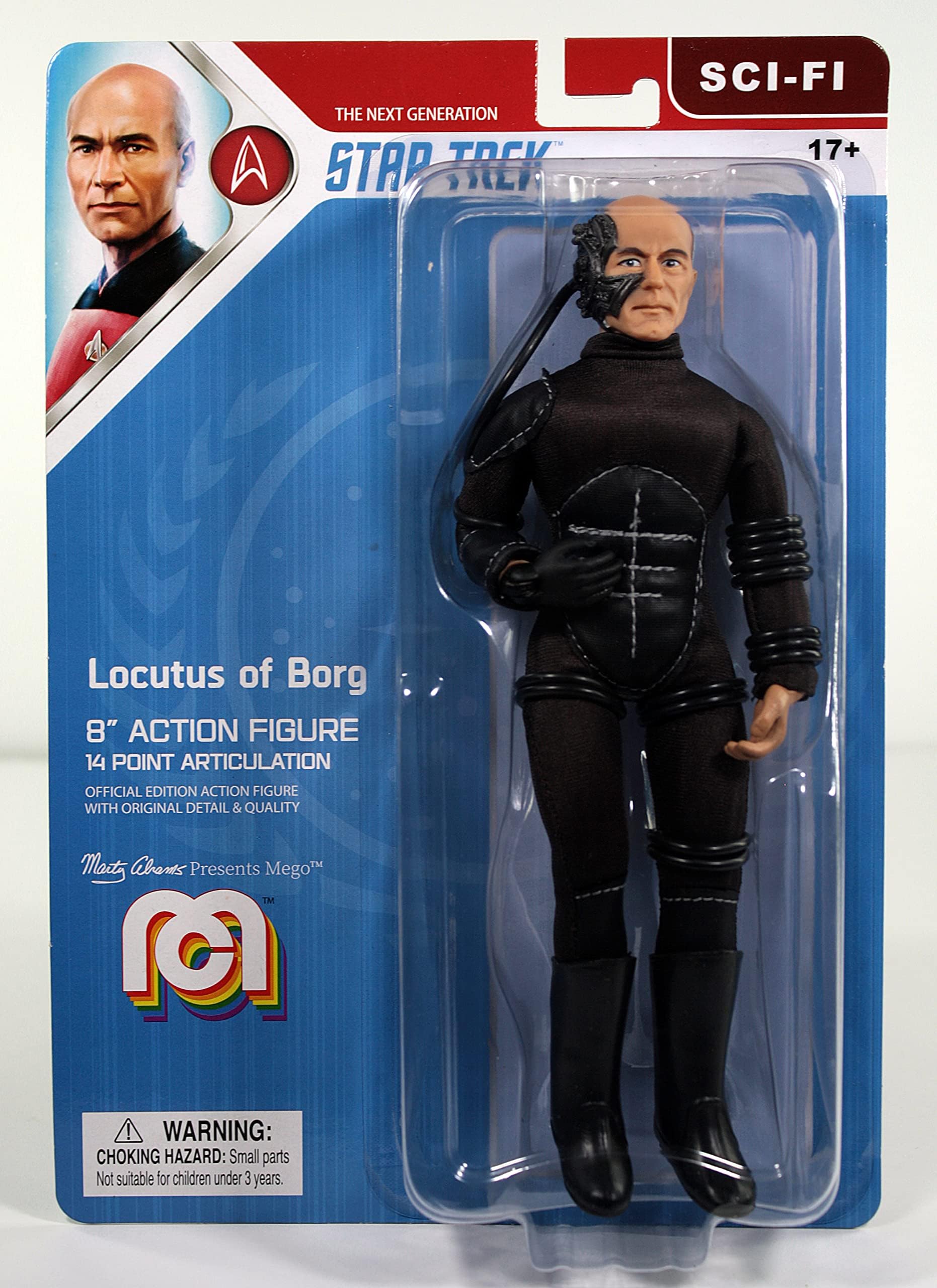 Mego - Sci-FI Star Trek: The Next Generation Locutus 8 Action Figure