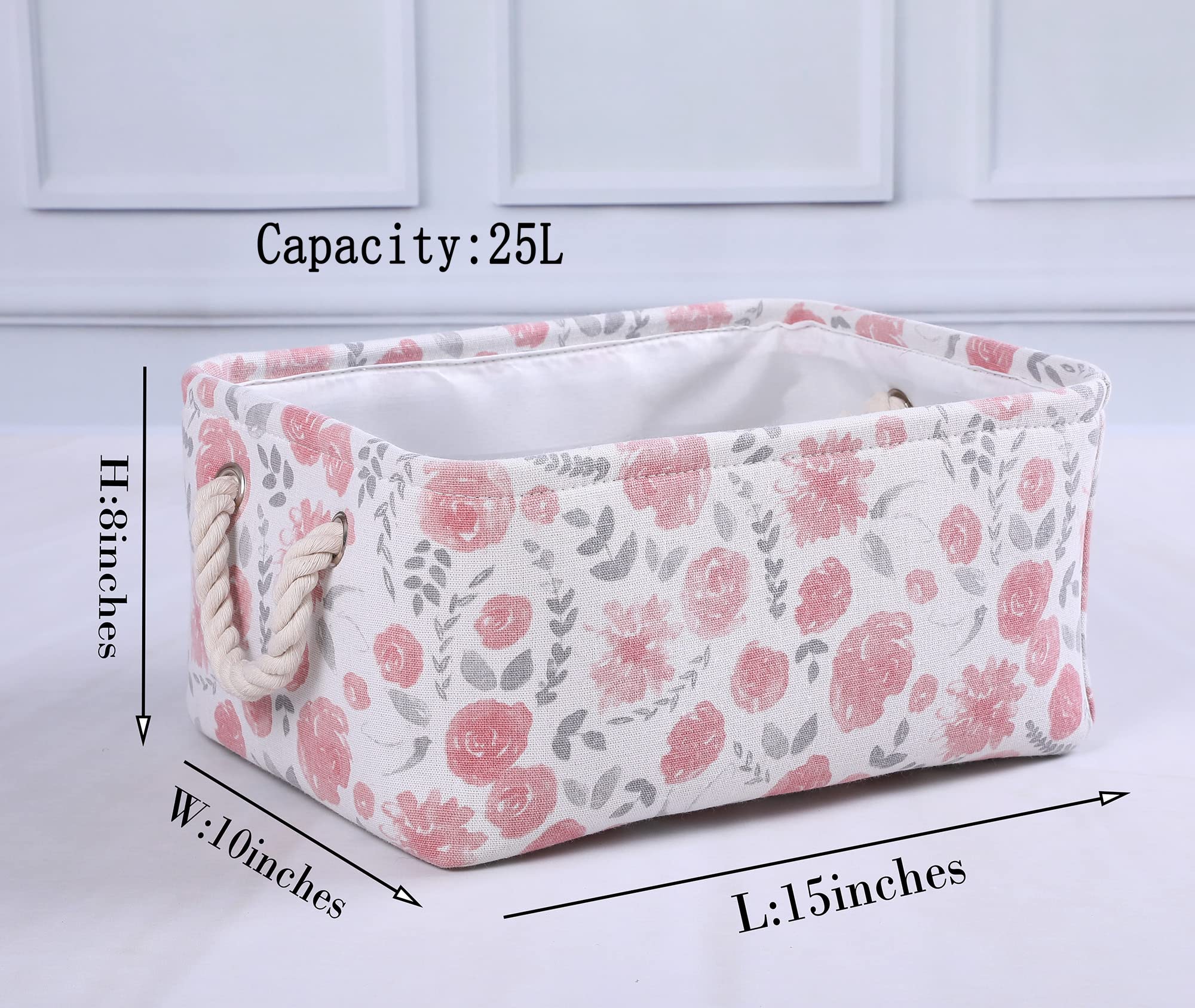 Cesta grande para almacenaje impermeable, cesta organizadora ligera para usar como cesto de la ropa, cubos para juguetes, cestas de regalo, para la ropa sucia, para dormitorio de estudiantes, dormitorio de los niños, cuarto de baño 2