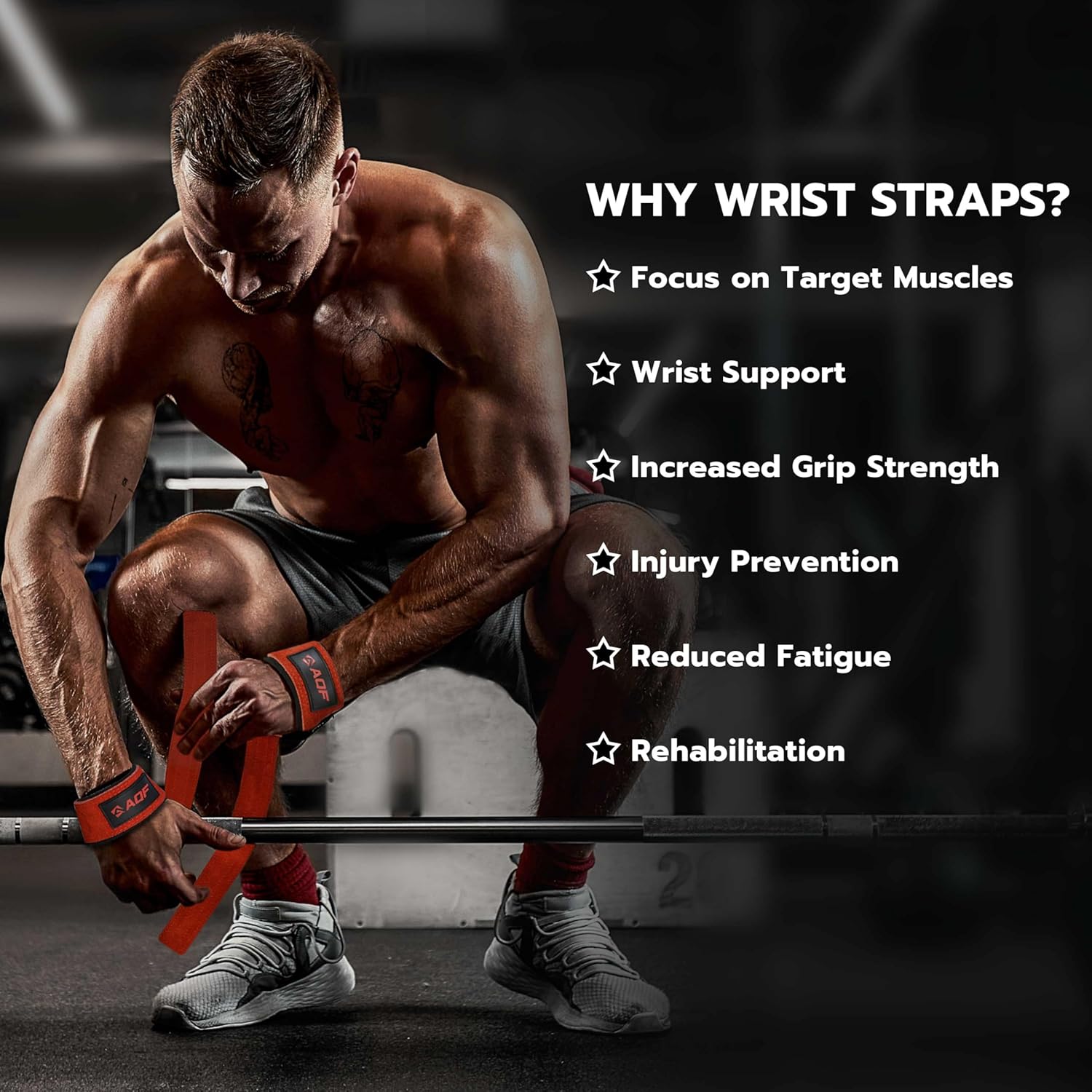 AQF Suede Leather Weight Lifting Straps – Heavy-Duty Neoprene Padded Gym Wrist Straps for, Rows, Pull-Ups, Powerlifting, Extra Long Deadlift straps for Men Women Workout