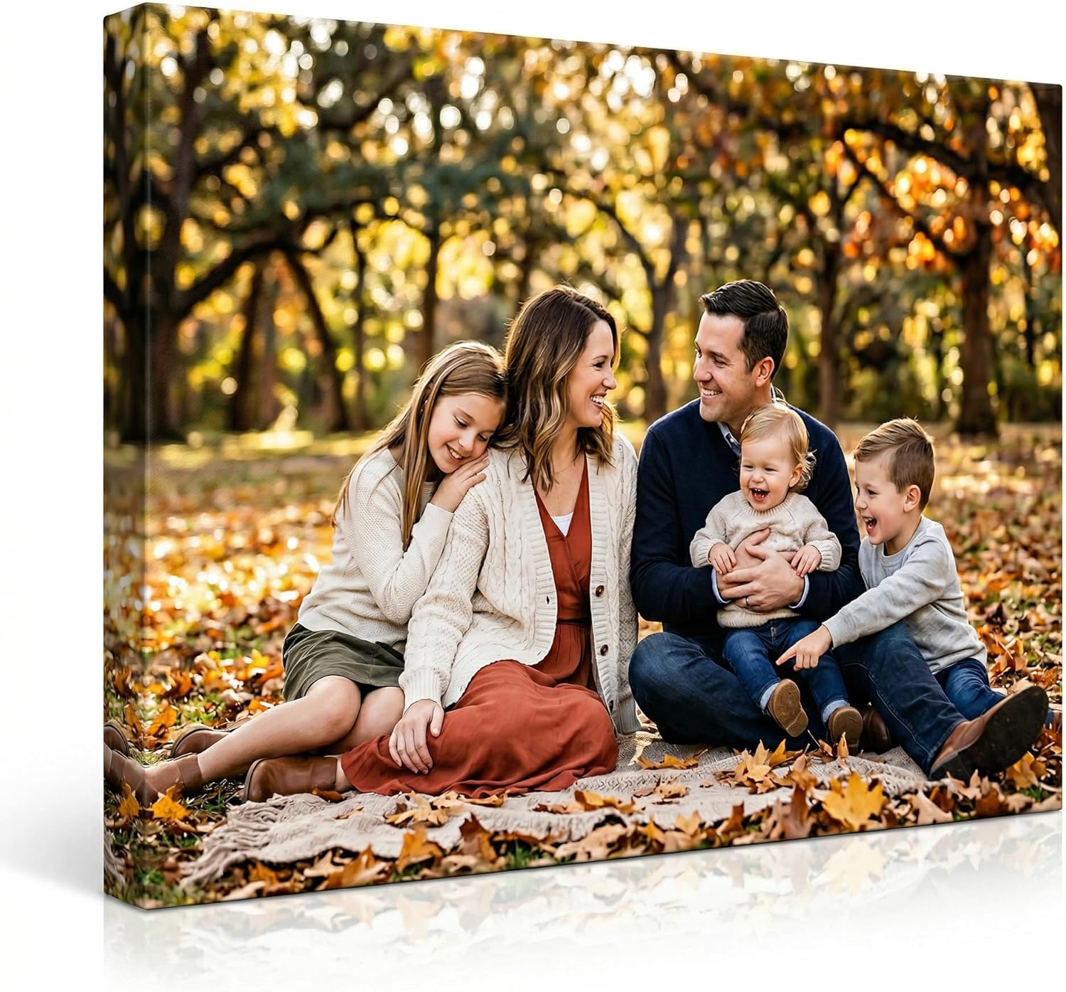 TWING Custom Large Canvas Prints - 24x36 Inches, Upload Your Photos into Framed Wall Art, Personalized Digitally Printed To Canvas, Perfect for Home Decor College Gifts Keepsakes Family (Made in USA)