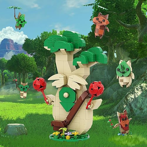 Miniatura 4 de Korok - Juego de construcción para adultos y niños, colección de jugadores de Yahaha, bloques de construcción creativos, juguete único, BOTW Hestu,