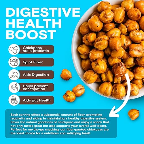 Miniatura 6 de Biena Lil' Bit of Everything - Bocadillos crujientes de garbanzos tostados, aperitivos ricos en proteínas, sin gluten, a base de plantas, sin OMG,