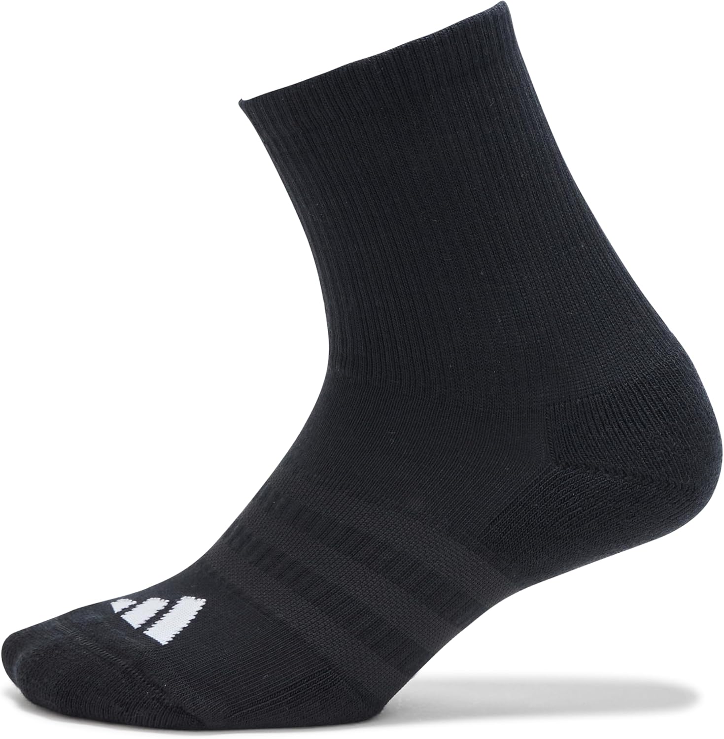adidas womens Half Crew Performance Socks 8-10 Black