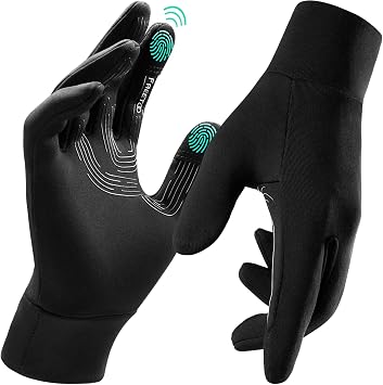 FREETOO Lightweight Running Gloves 2023 Newest, Flexible Touchscreen Winter Gloves Liners for Men Women - Thin Cold Weather Warm Gloves for Driving Cycling & Sporting, 5 Sizes