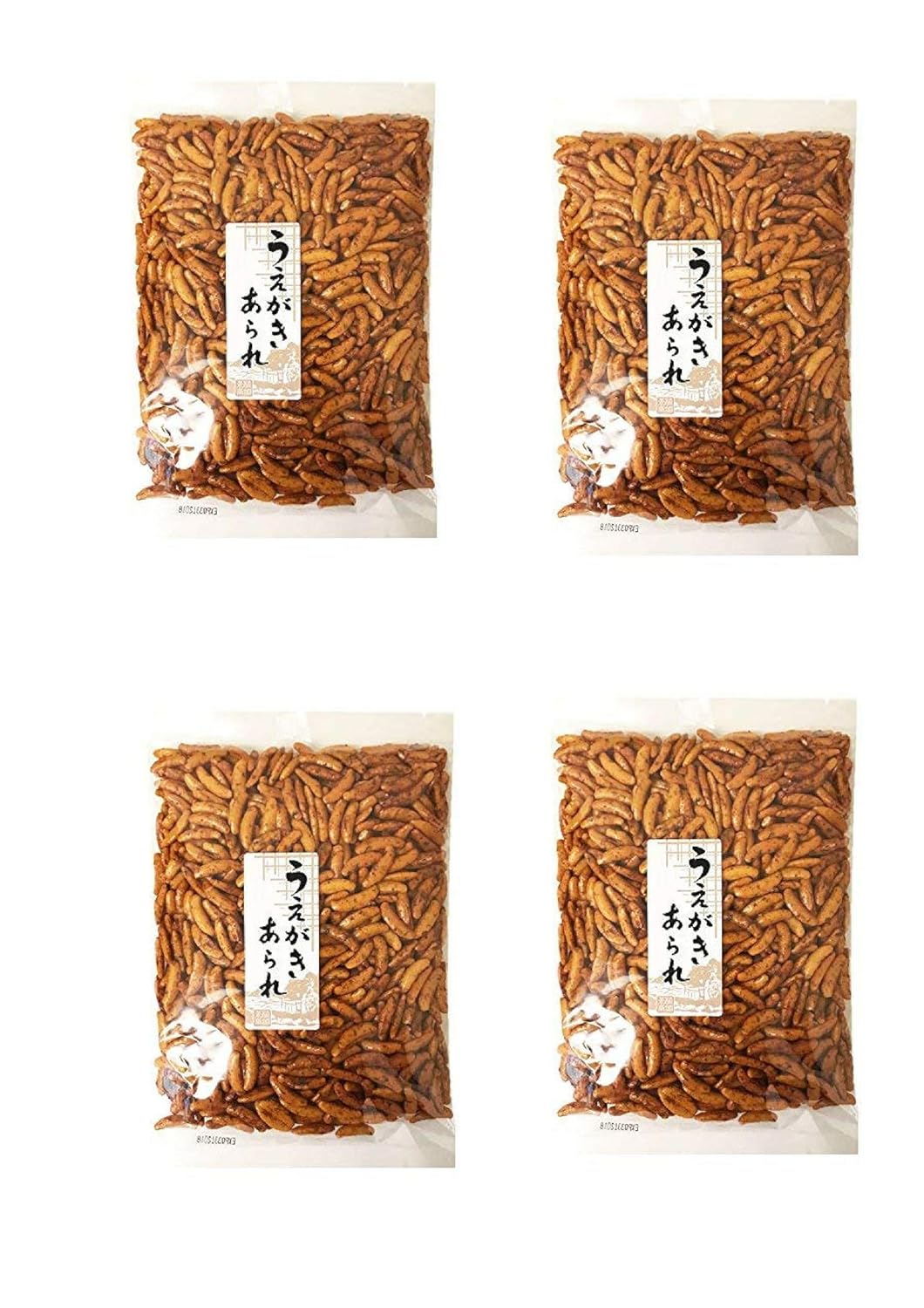 Japanese Uegaki Kaki No Tane Hot Rice Cracker 7.7oz (4 Pack