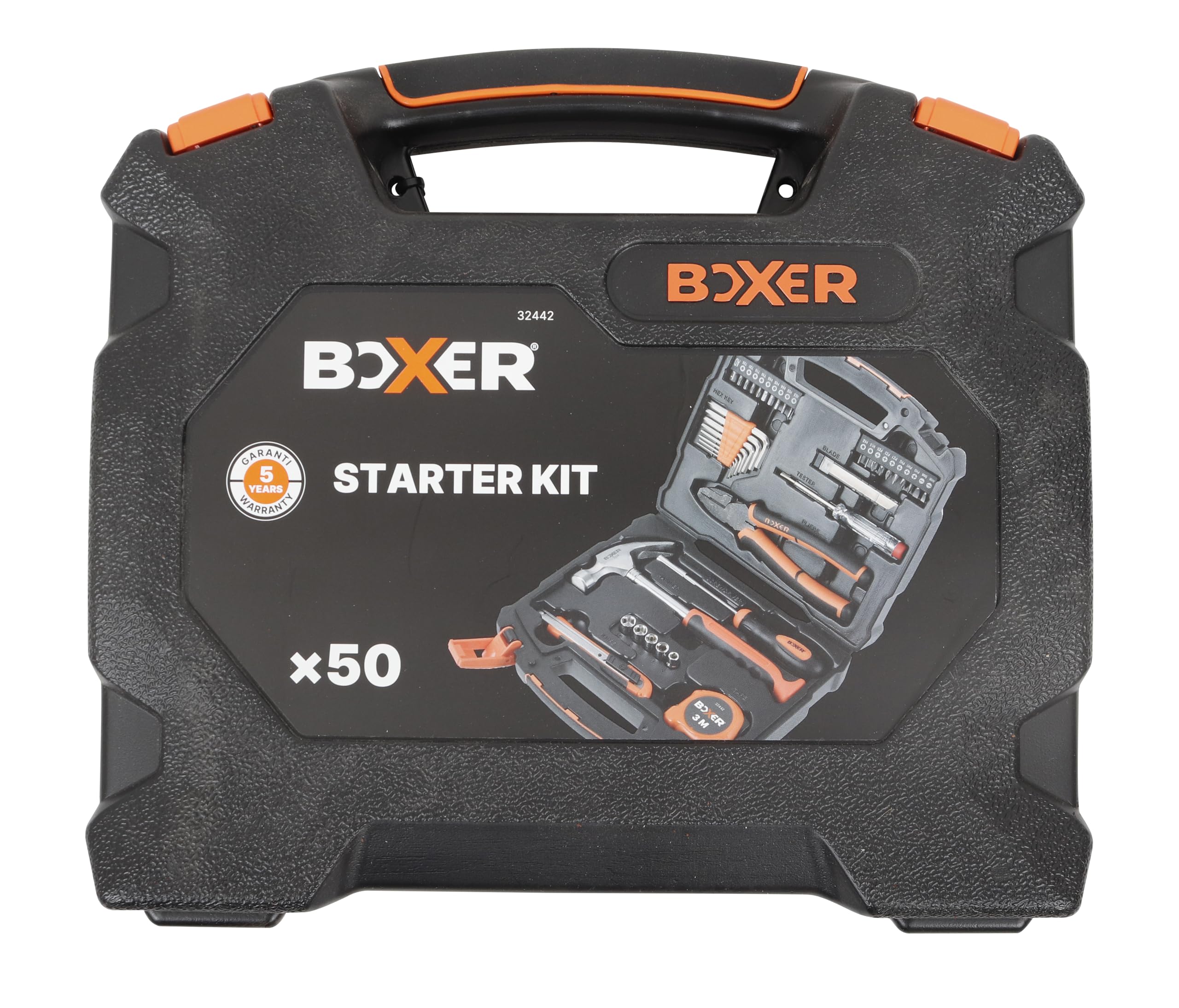 Kit d'outils BOXER set de démarrage 50 pièces pour l'atelier et le garage familial