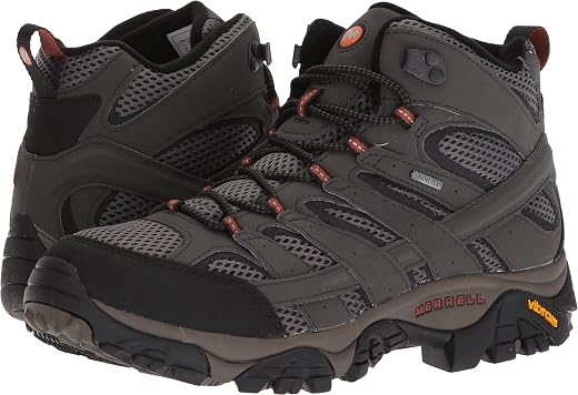 Merrell Men's Moab 2 Mid GTX Walking Boots Beluga 9.5 D(M) US