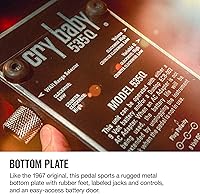 Vista 12 de Dunlop 535Q Cry Baby Multi-Wah, pedal para guitarra eléctrica, color negro