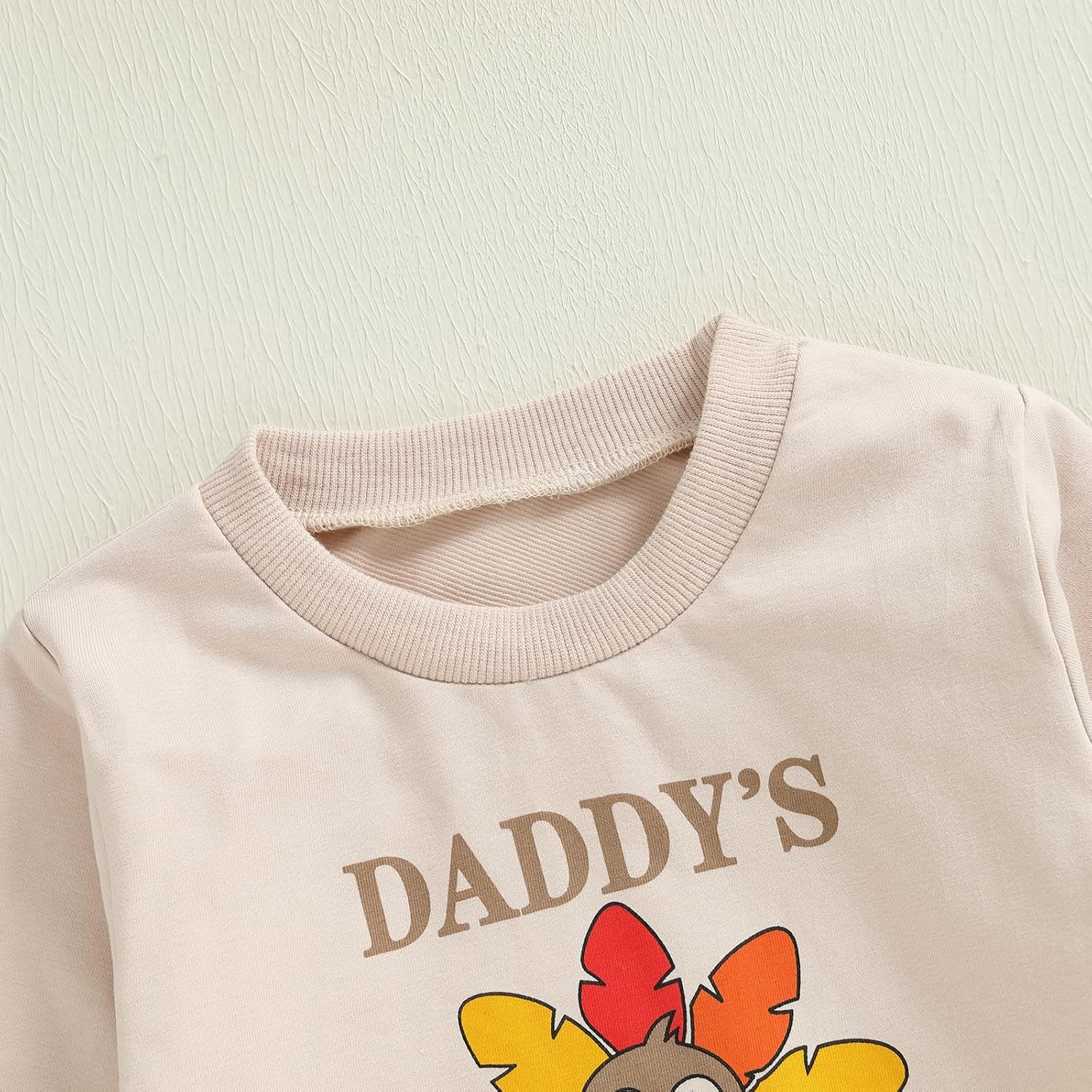 Karuedoo Toddler Baby Girl Thanksgiving Outfit Letter Print Crewneck Long Sleeve Sweatshirt Top and Flared Pants Set - Image 6