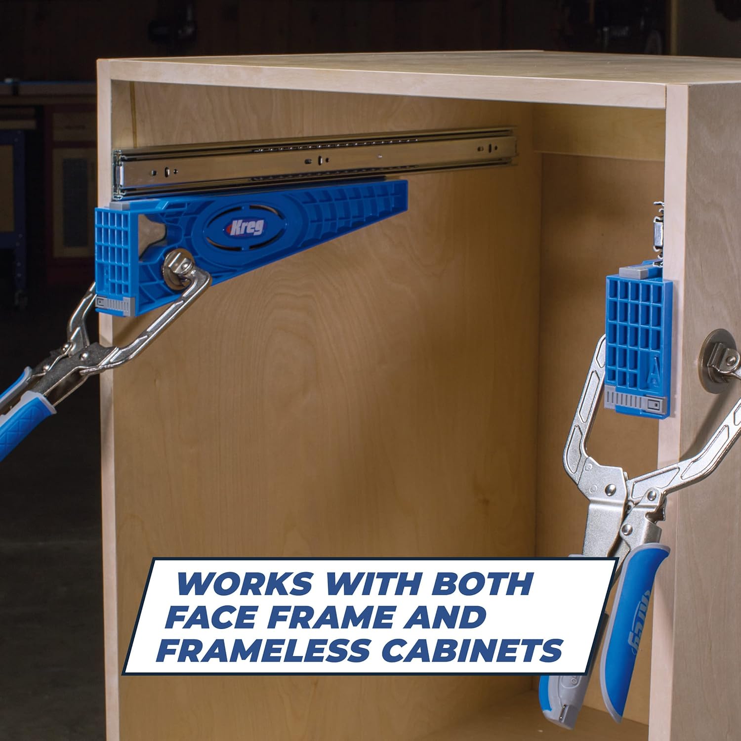 Kreg KHI-SLIDE Drawer Slide Jig, Set of 2 - - 