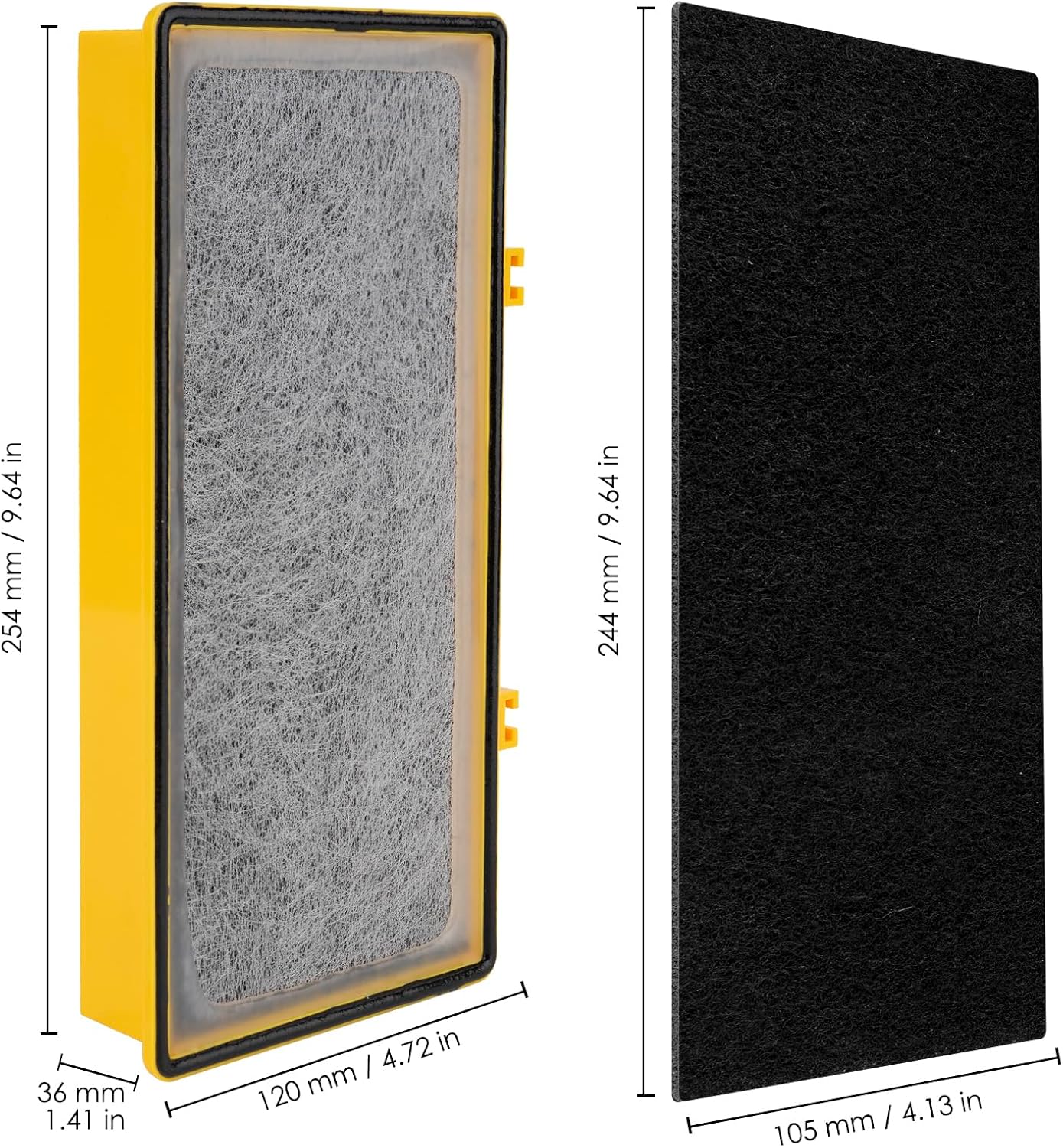 (15 Pack) AER1 Filter 5 HEPA Filters + 10 Carbon Booster Filters Compatible With Holmes AER1 Type Total Air Filter HAPF30AO-Odor Eliminator Filter, True HEPA Filter, Replacement Filter Accessories - Image 7