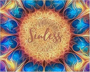 Amazon.com: Sinless Art Print, Vibrant Wall Decor, Inspirational Poster ...