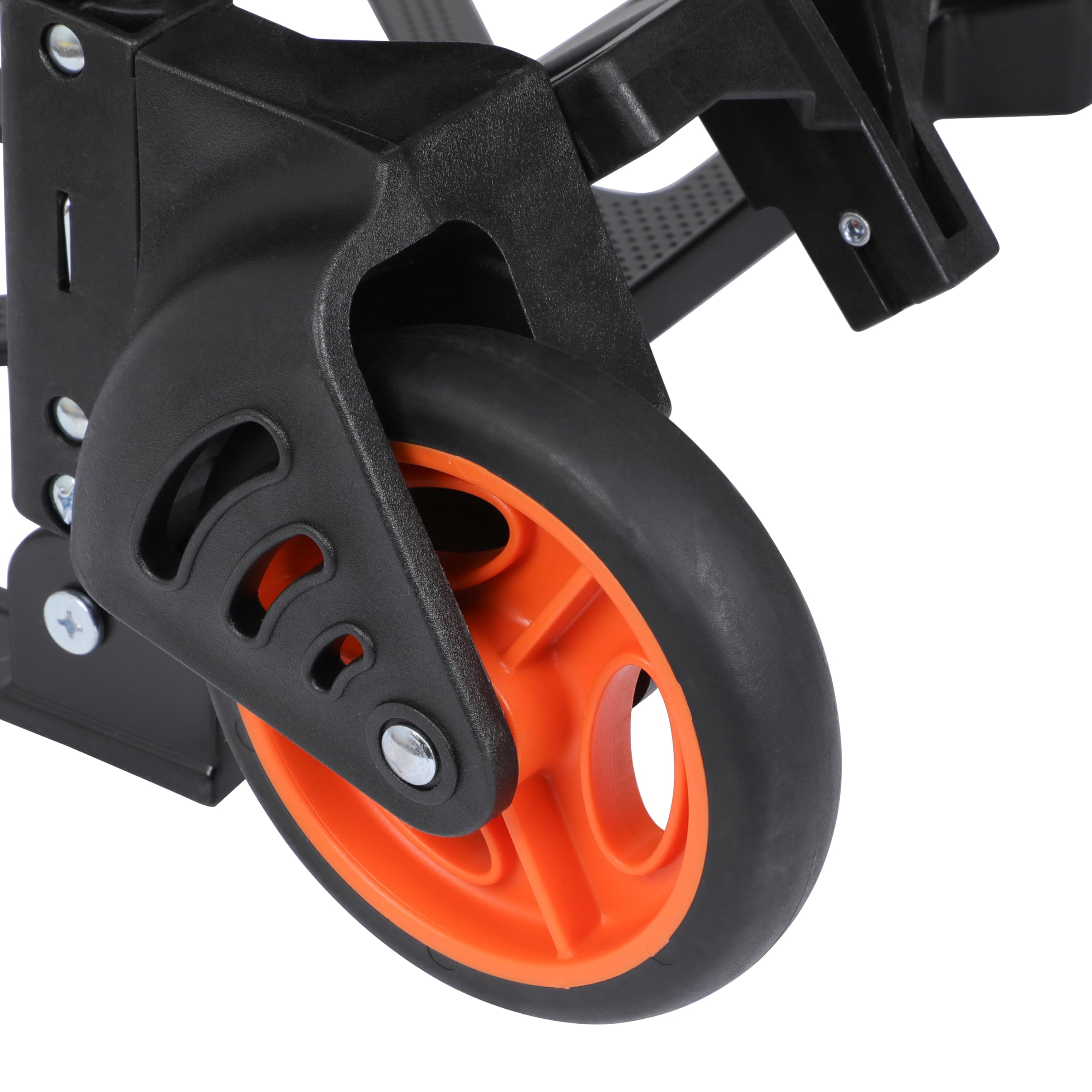 Black+Decker 2-en-1 Carro y Caretilla Plegable - Carretilla de Carga MAX. 55KG - Caretilla de Mano MAX. 120KG - Carro Plataforma con Ruedas Robustas - Plástico/Acero