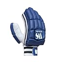 WHITEDOT SPORTS Combo Dot 2.1 Navy Blue Cricket Batting and Leather Batting Gloves, Suitable for Men/Adult/Large, Left Hand gallery image