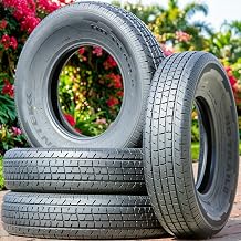 4 x Suntek HD Trail 2 ST175/80R13 All Season C 6 Ply Semi-Steel Tires | Trailer Highway All Season Traction 91/87M Rated C 6 Ply Radial Construction Black Sidewall Tires