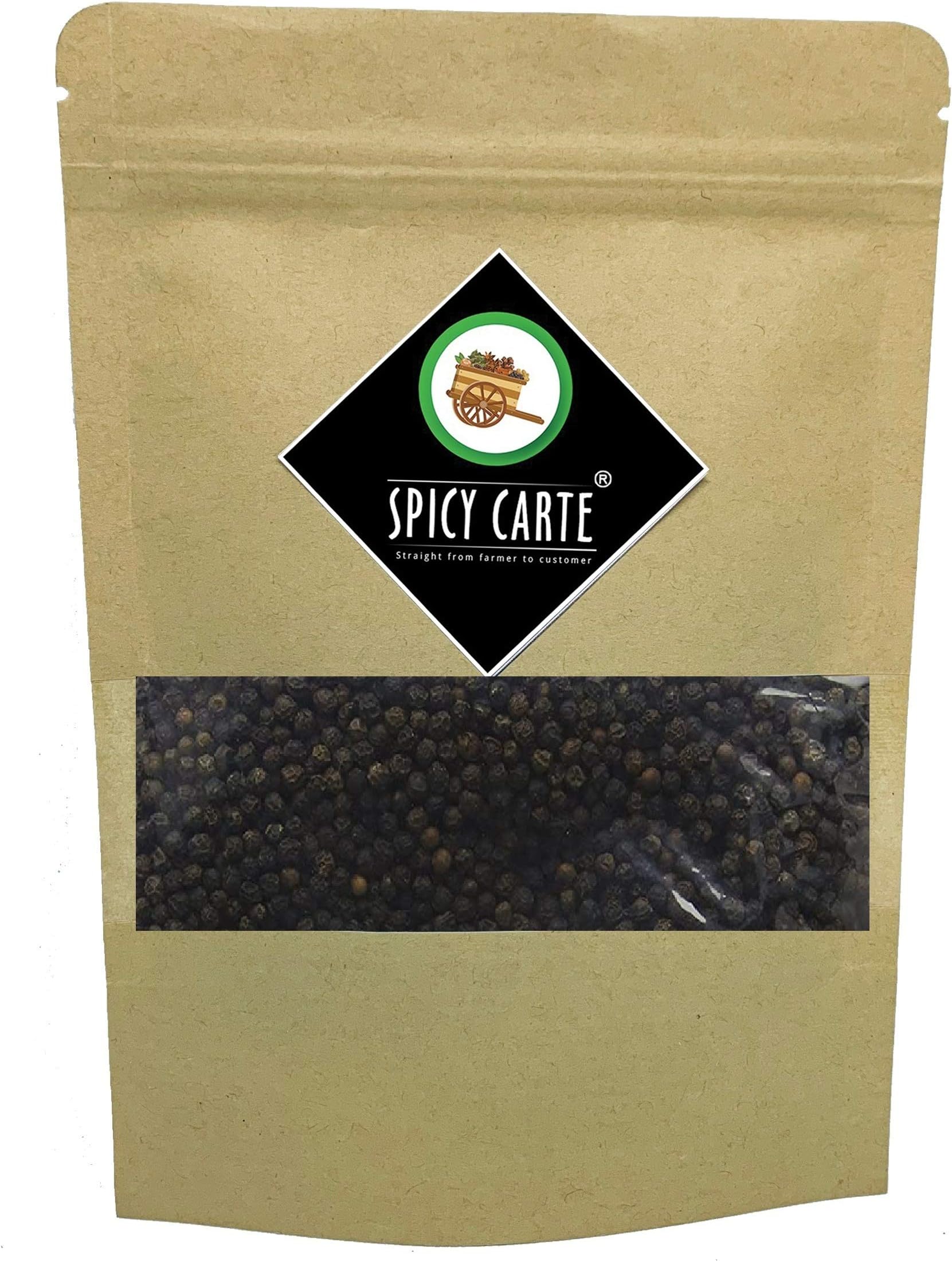SPICY CARTE Black Pepper (Kaali Mirch) Homestead, 1Kg