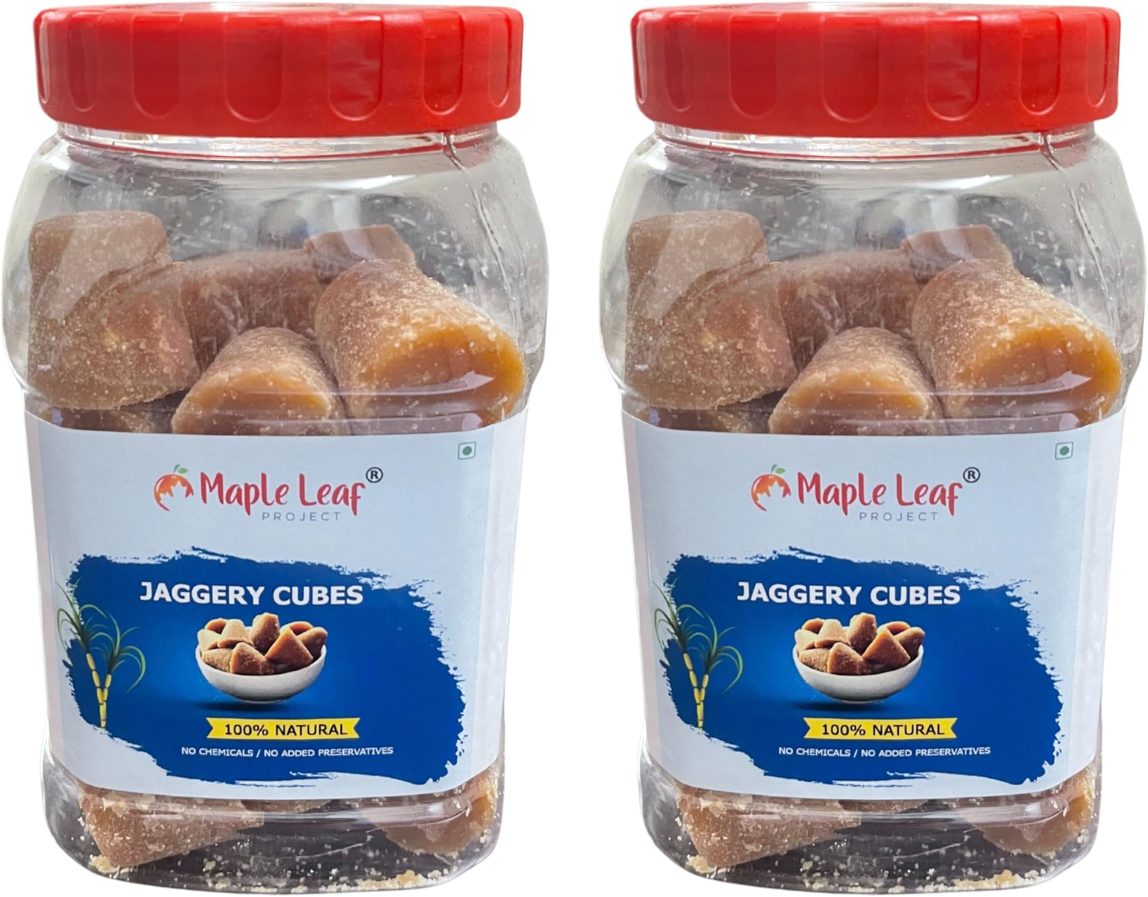 Jaggery Cubes(100% Natural&Chemical Free)|Gur/Gud || (800Gms)(Pack Of 2)