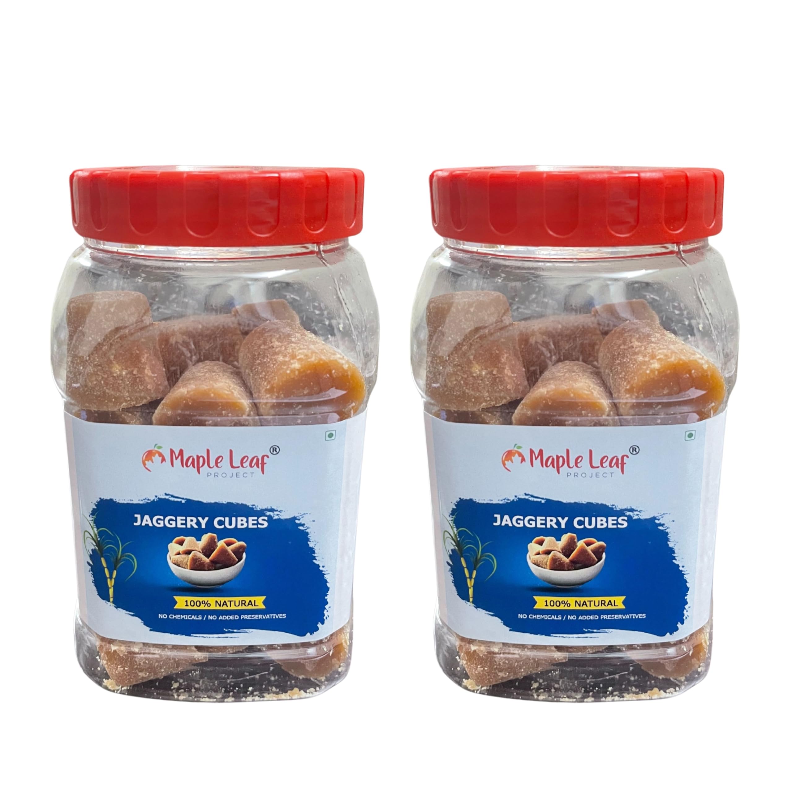 Maple Leaf Project Jaggery Cubes(100% Natural&Chemical Free)|Gur/Gud || (800Gms)(Pack Of 2) (B09W9GTYXV) Amazon Price History, Amazon Price Tracker