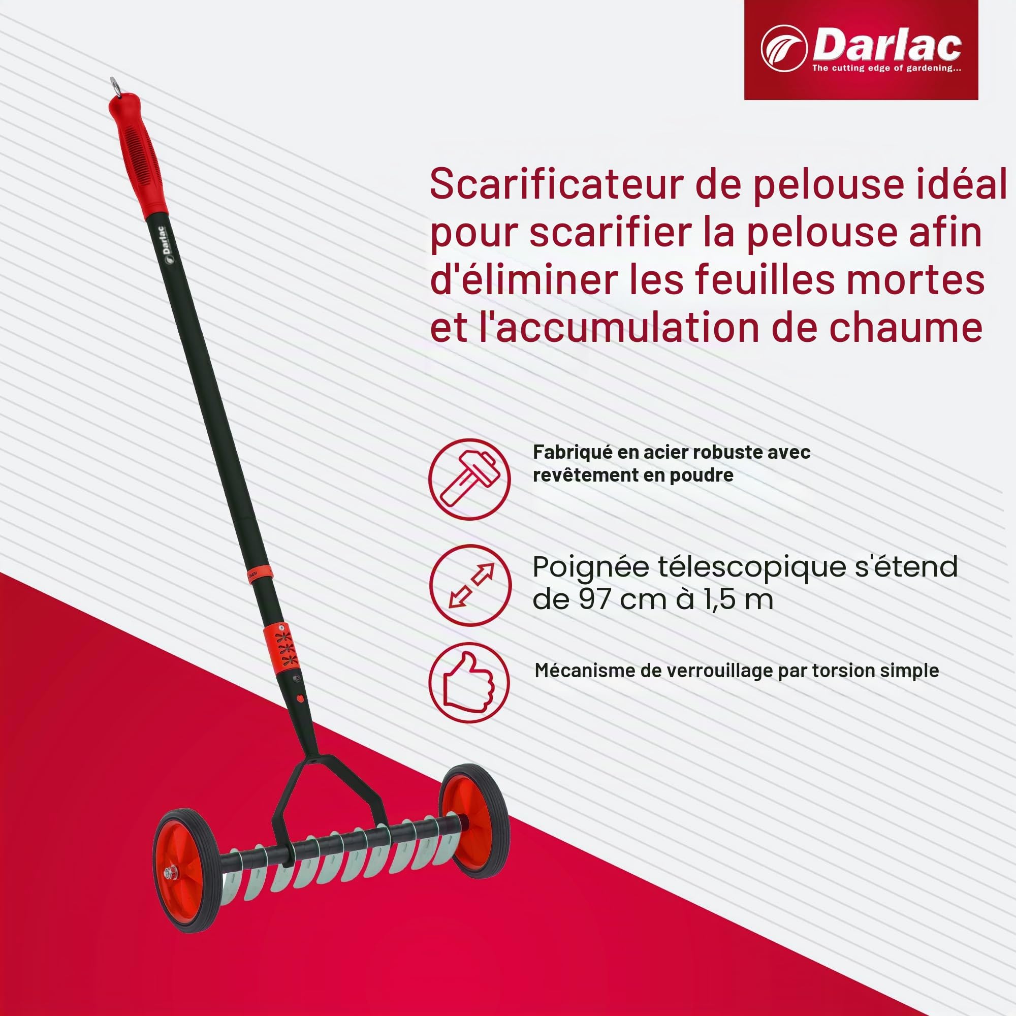 Scarificateur de pelouse Darlac