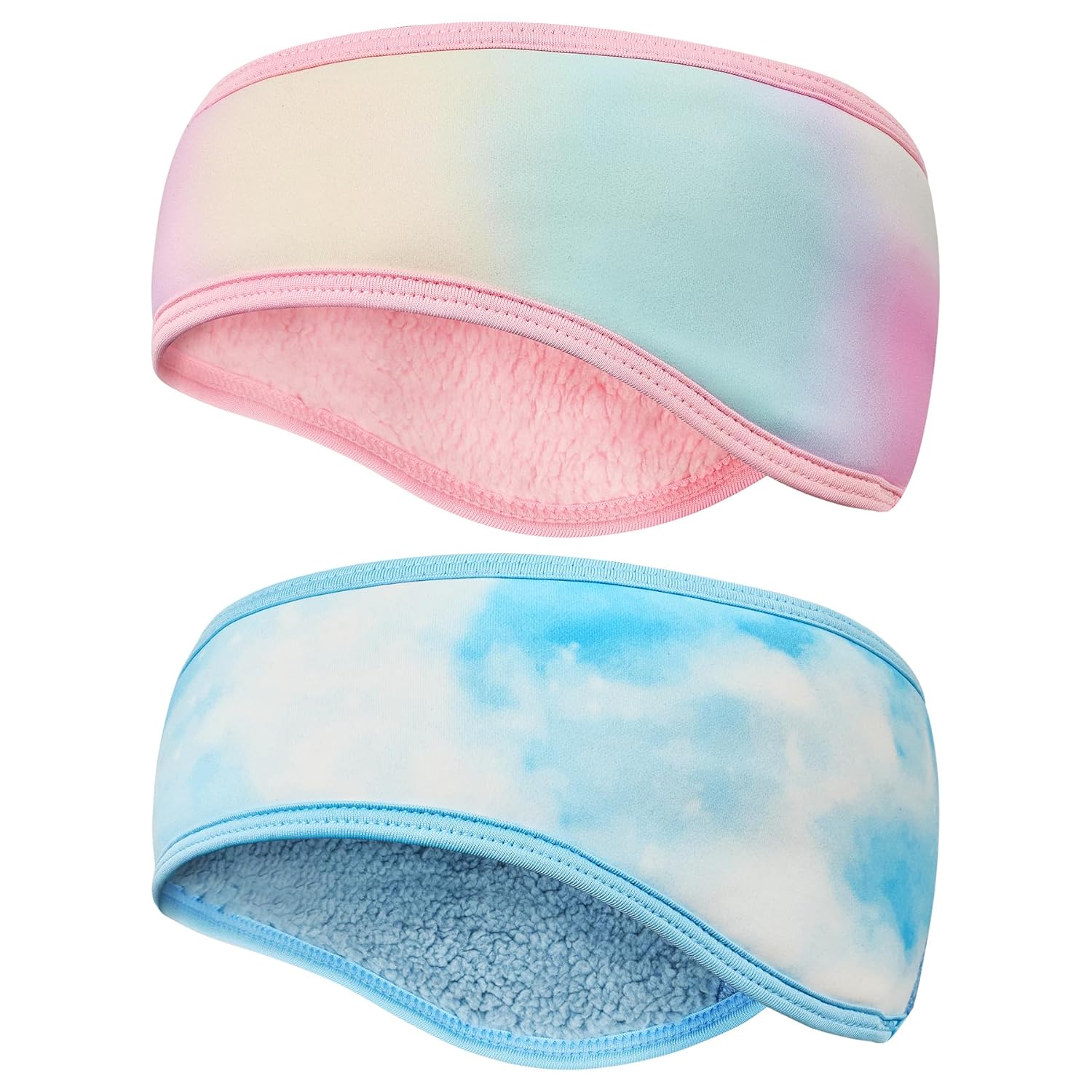 Kids Winter Ear Headband for Girls Boys Thickened Fleece Children Warmers Ear Muffs for Cold Weather Running Cycling