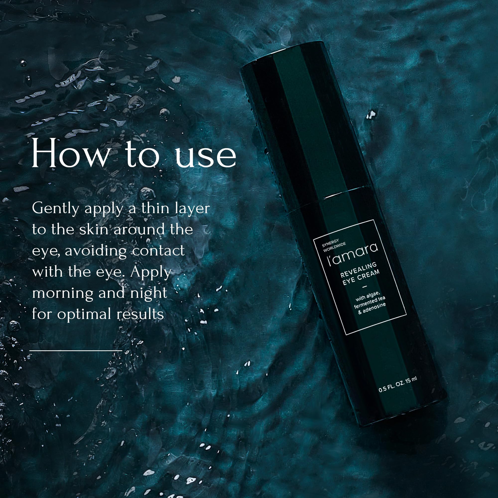 アイケア l'amara REVEALING EYE CREAM 15ml Synergy WorldWide l'amara Cream Eye Revealing Eye Cream 15ml