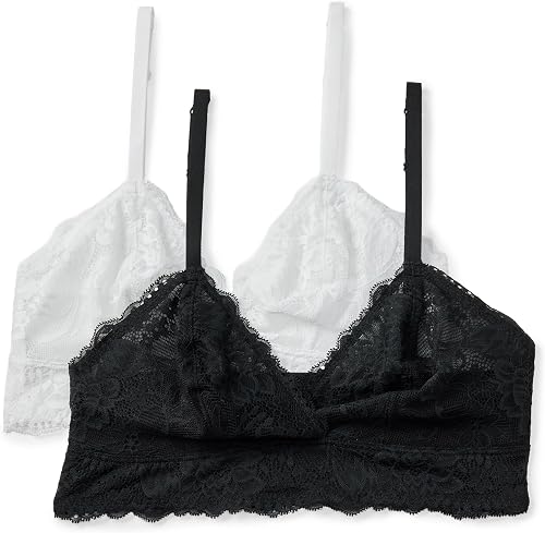 Amazon Essentials Lace Unlined Triangle Bra