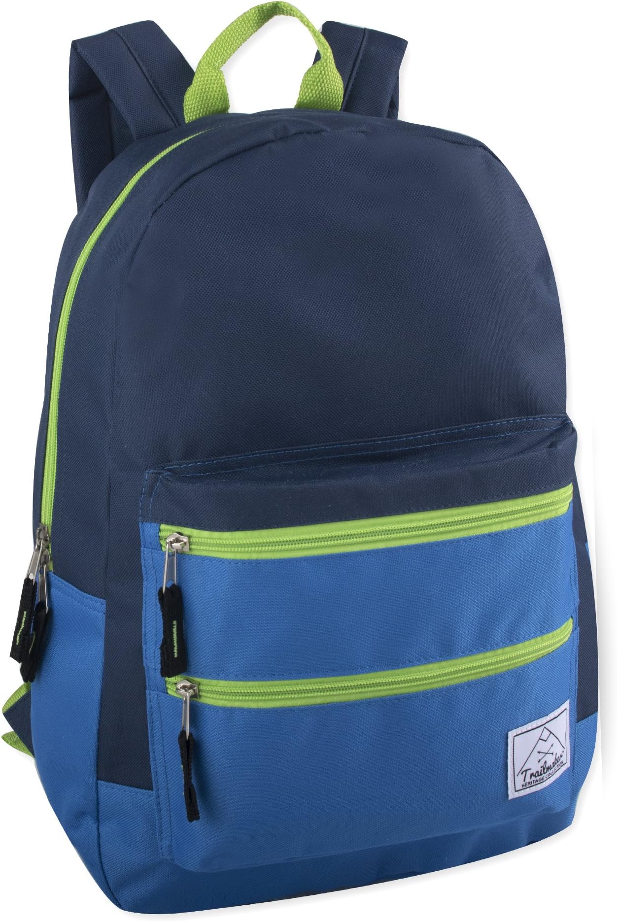 Multi Pocket Multicolor Backpack with Adjustable Padded Straps