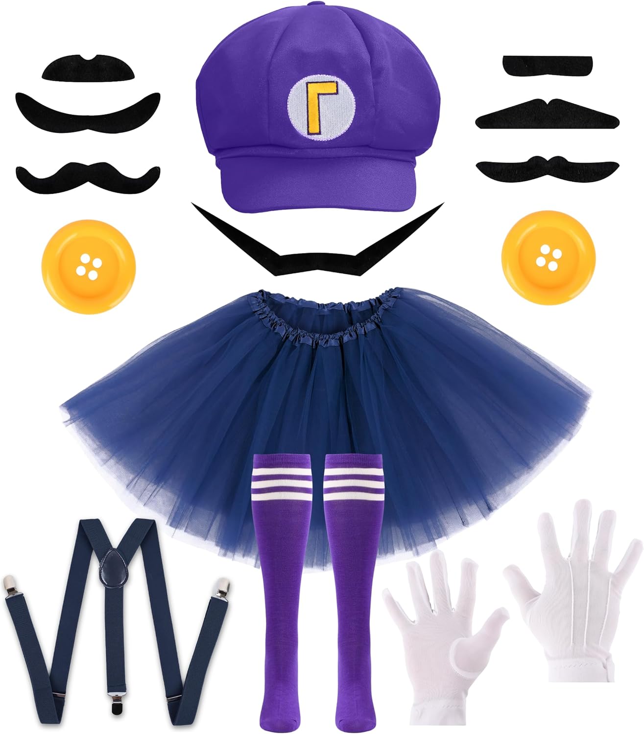 Halloween Costumes Accessories for Adults Women - Halloween Costume 2025 Cosplay Party Set for Teen Girls