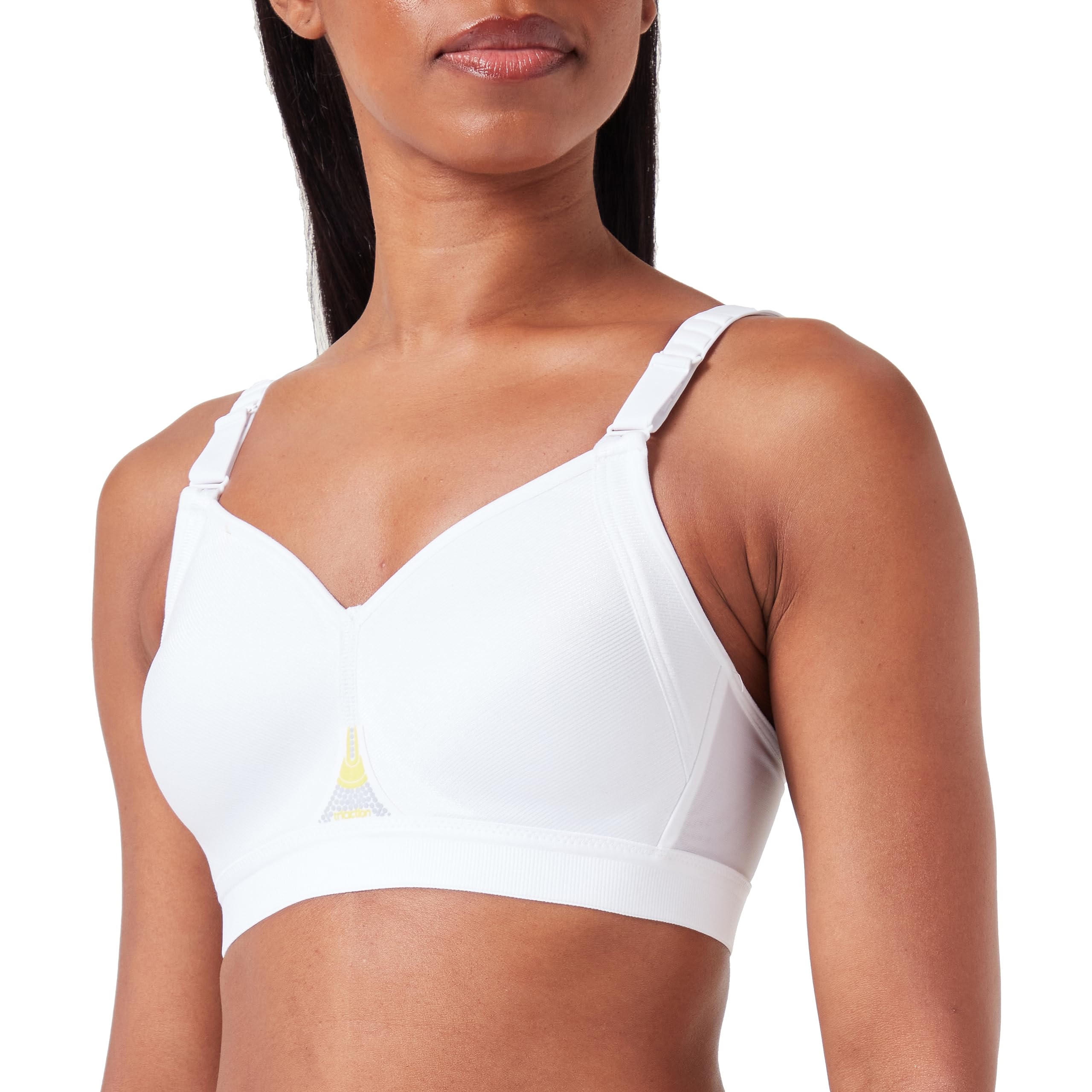 Triumph Women's Triaction Gravity Lite P Ex Sports Bra, White, 32B