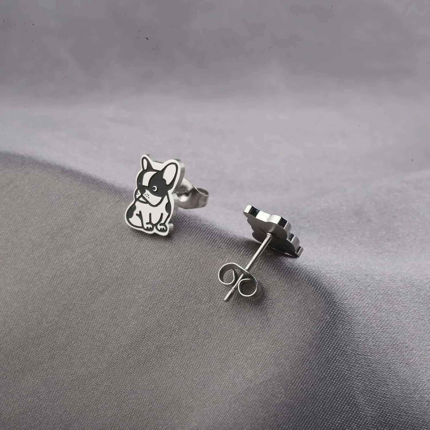 CENWA Frenchie Stud Earrings French Bulldog Earrings French Dogs Owner Gifts