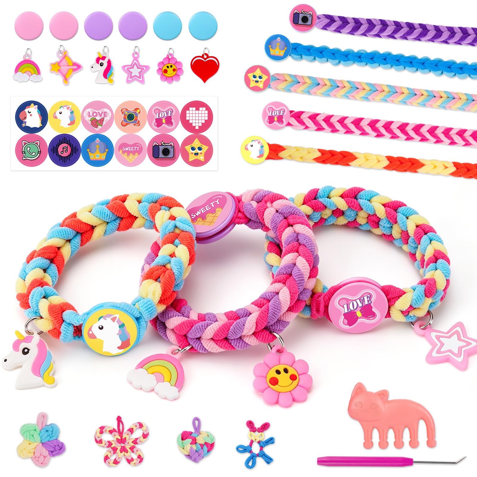 Gifts for 5-10 Year Old Girls: Loom Band Bracelet Making Kits for Girls