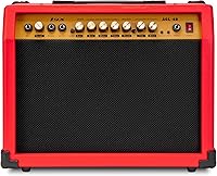 Vista 26 de LyxPro Amplificador de guitarra eléctrica de 60 vatios Combo de amplificador de estudio y escenario de estado sólido con altavoz de 10" de 4