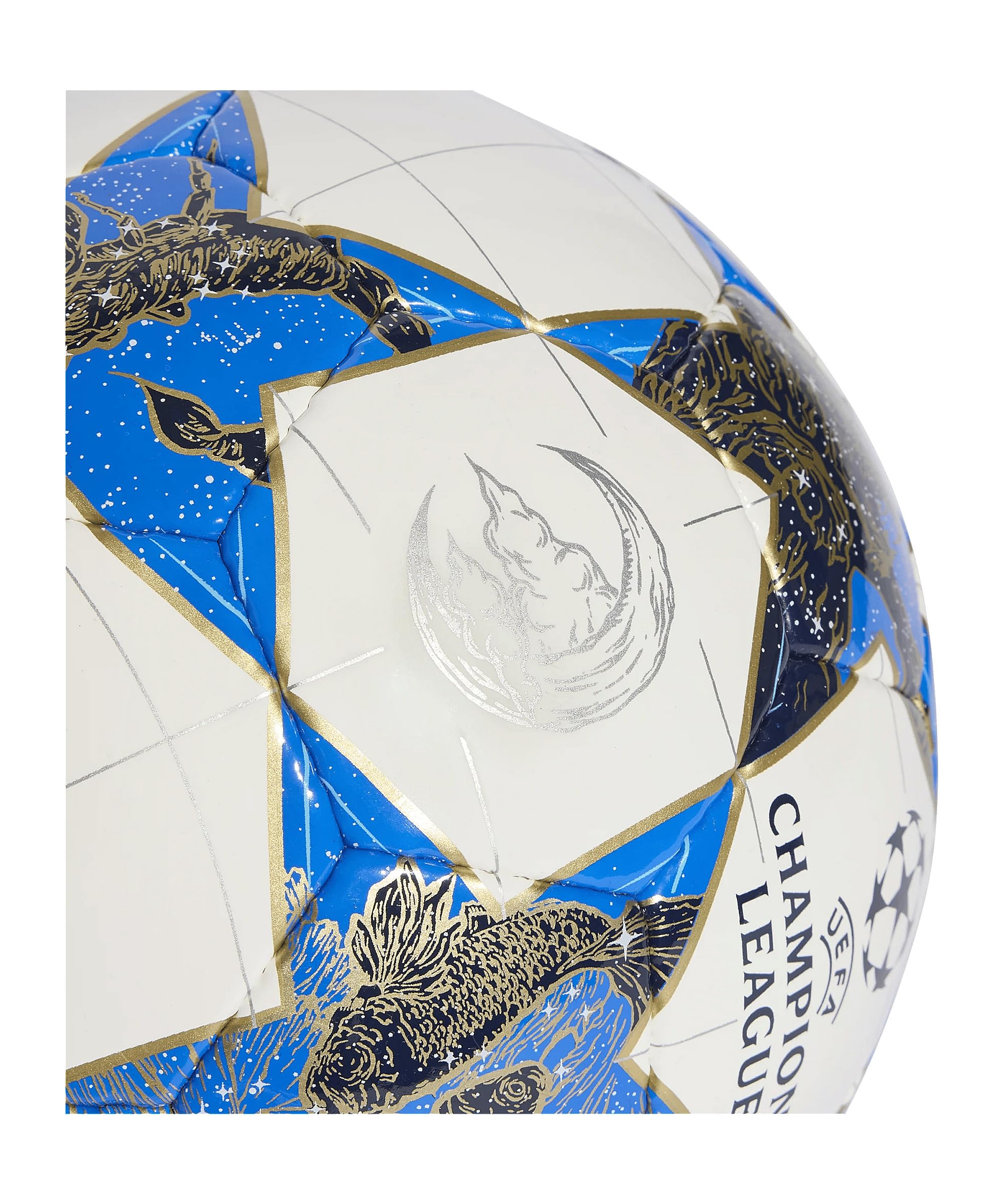 adidas UEFA Champions League Sala FIFA Quality Pro Ball JP1546 Ballon de Football, Blanc, 4 EU