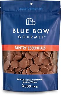 Milk Chocolate Melting Wafers – 3 lbs of Premium Candy Coating Chocolate – Smooth, Creamy & Easy to Melt for Baking, Dipping, Molding & Candy Making