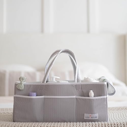 Miniatura 5 de Lily Miles Organizador de pañales extra grande  Paquete de 2  Organizador para pañales de bebé, toallitas o artículos esenciales