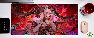 Credit Printing & Merchandise | Honkai Star Rail | HSR | XXL Mouse Pad (280 x 580 x 3 mm) / Small Mouse pad (220 x 175 x 3 mm) Gaming, Office, Personal Use | Fanmade (Sparkle, XXL)