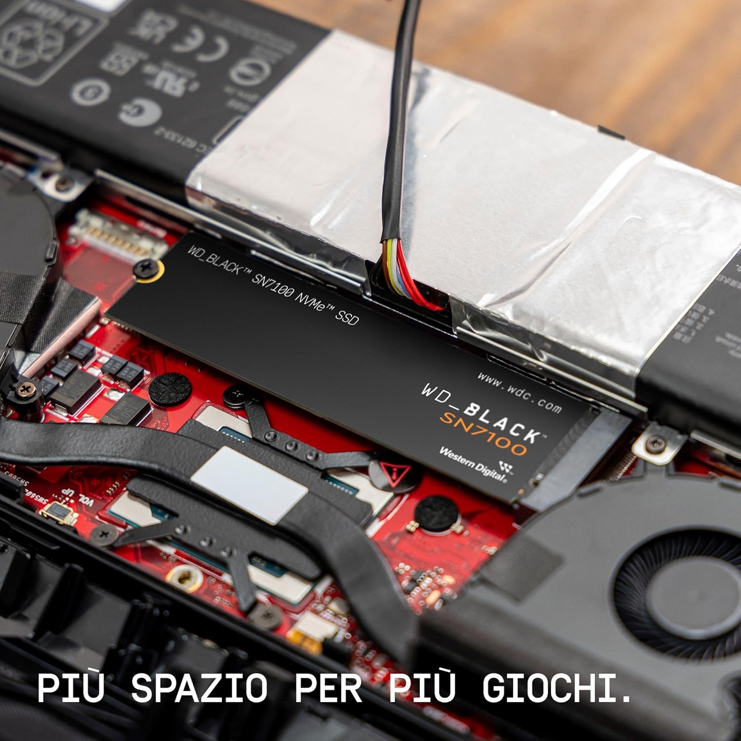 WD_BLACK SN7100 NVMe SSD 500GB (Fino a 6.800MB/s velocit+á di lettura - Hdd - Immagine 2
