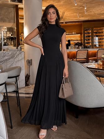 Floral Summer Maxi Long Garden Formal Wedding Guest Dress for Women Elegant