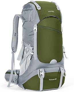 HOMIEE 50L Waterproof Hiking Backpack for Men Women, Lightweight Trekkin...