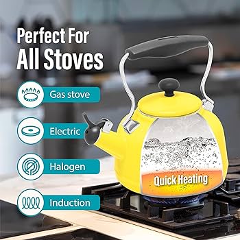 Amazon.com: Chantal Tea Kettle, 1.7 QT, Vintage Series, Premium