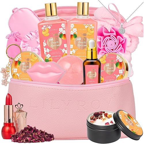 Valentines Day Gifts for Women -20Piece Luxury Bath and Body Gift Bath Gift Set for Women, Spa Gift Sets | Mothers Day, Christmas, Birthday, Anniversary, Holiday Gift for Her, Gifts for Mom