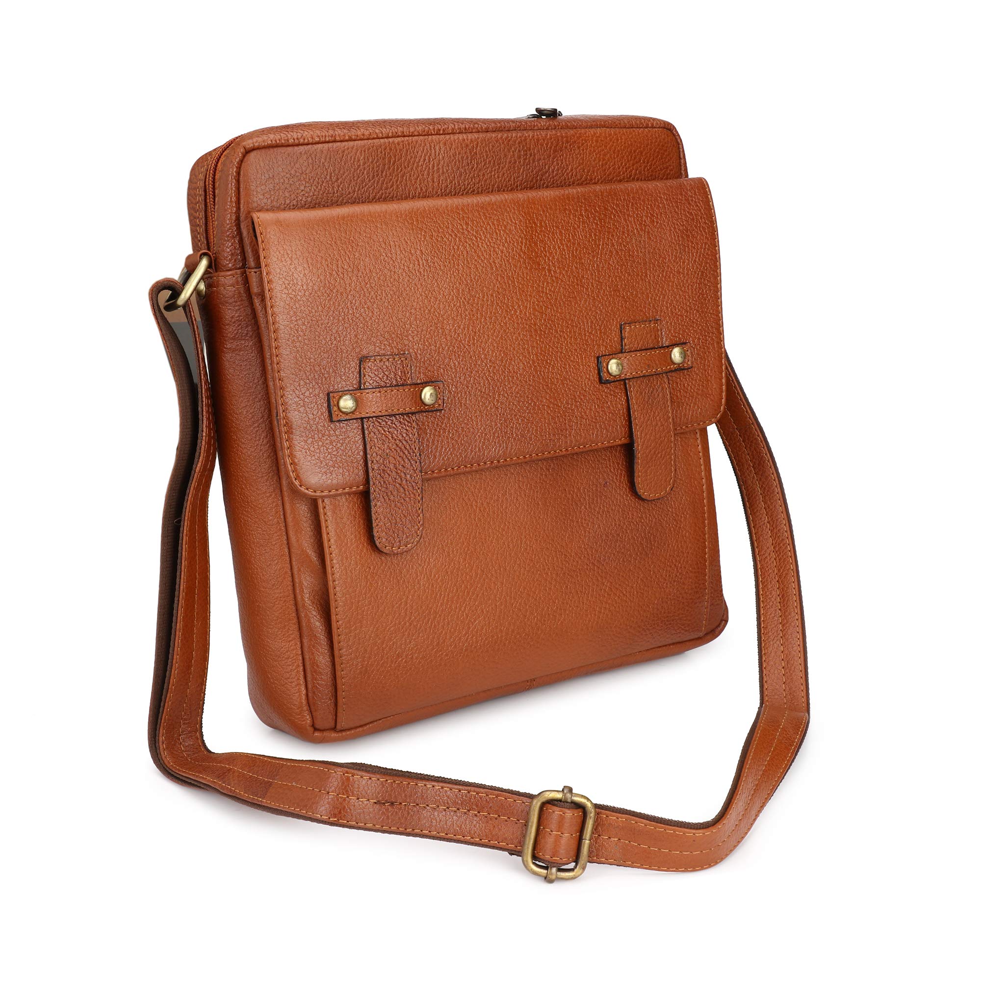 Kulli Moda Genuine Leather Crossbody Sling Bag for Women (Brown) - Image 2 thumbnail