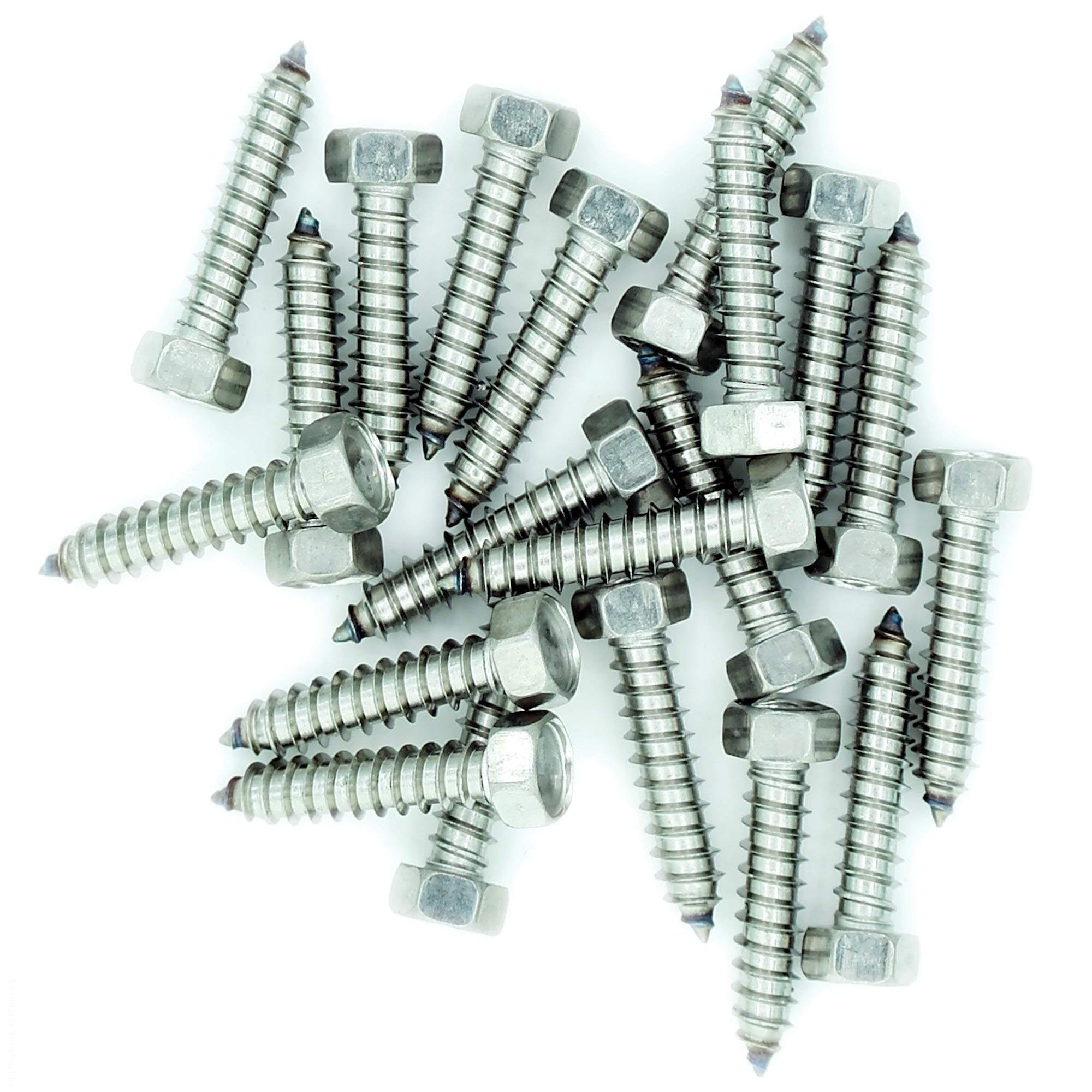 Singularity Supplies No.8 X 0.6 (4.2Mm X 16Mm) Hex Self-Tapping Screw - Stainless Steel (A2) (Pack Of 20)
