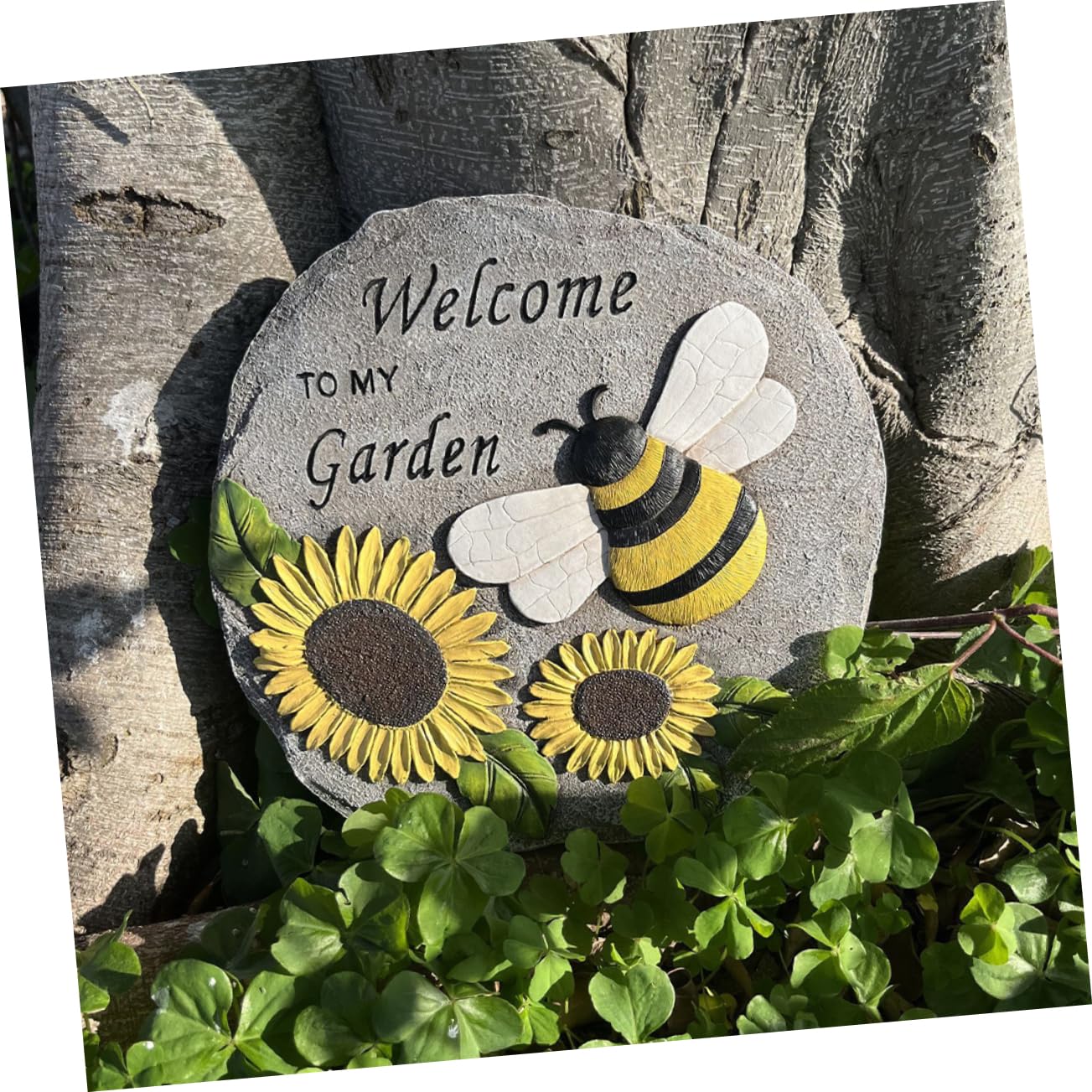 SUPVOX Unique Bee Stepping Stone Decorative Stepping Stones Garden Landscaping Outdoor Decorative