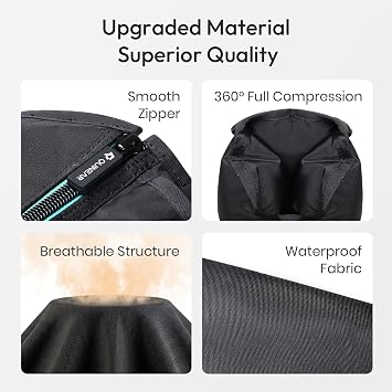 QUINEAR Leg Massager for Circulation and Pain Relief, Heating Leg Compression Massager with 3 Modes, Foot and Calf Massager with 3 Intensities 3 Heats - Gift for Mom and Dad